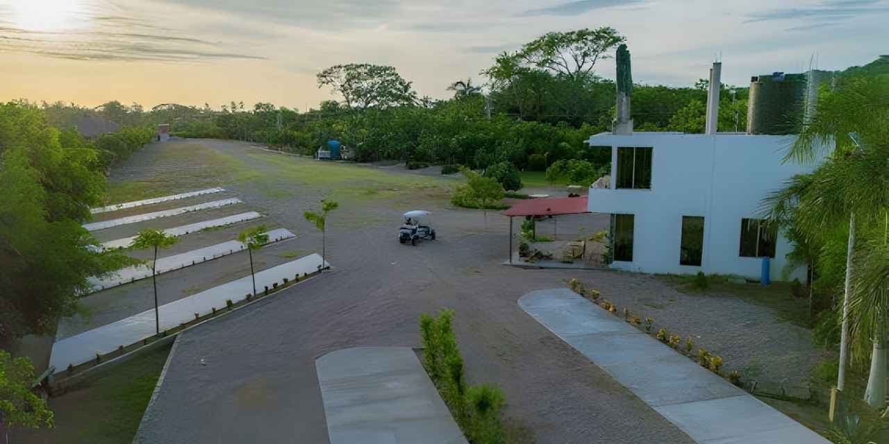 Aerial view of the park